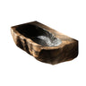 Cliffwave Carved Solid Wood Vessel Sink