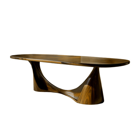 Contemporary Organic Solid Wood Dining Table