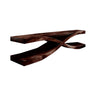 Crosswave Sculpted Solid Wood TV Console