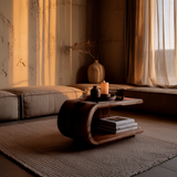 Curvalo Solid Wood Coffee Table