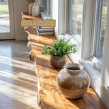 Darmion Live Edge Solid Wood Floating Shelf SPA302356 - Timberustic Floating Shelf