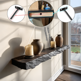 Darmore Handcrafted Solid Wood Floating Shelf SPA635210 - Timberustic Floating Shelf