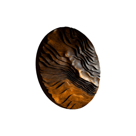 Darynth Solid Wood Sculpted Wall Art Brown - Timberustic Wall Art
