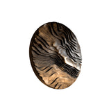 Darynth Solid Wood Sculpted Wall Art Natural Oak - Timberustic Wall Art