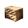 Deepwave Solid Wood Handcrafted Bedside Table
