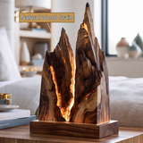 Drakmire Sculpted Mountain Table Lamp - Timberustic Table Lamp