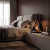 Drakmora Sculpted Mountain Table Lamp Black - Timberustic Table Lamp