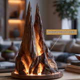 Drakmora Sculpted Mountain Table Lamp - Timberustic Table Lamp