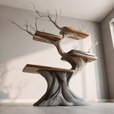 Drakorin Handcrafted Solid Wood Record Player Stand SPA254251 - Timberustic Record Player Stand With Storage