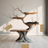 Drakorin Handcrafted Solid Wood Record Player Stand SPA254251 - Timberustic Record Player Stand With Storage