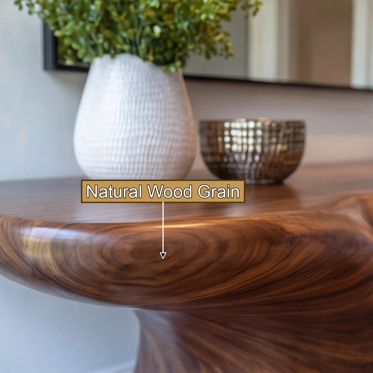 Dralyth Sculpted Solid Wood Console Table - Timberustic Console Table