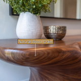 Dralyth Sculpted Solid Wood Console Table - Timberustic Console Table