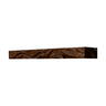 Dravaryn Handcrafted Solid Wood Fireplace Mantel Shelf Dark Walnut - Timberustic Fireplace Mantel Shelf