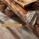 Dravelle Live Edge Solid Wood Floating Bathroom Vanity SPA789521 - Timberustic Floating Bathroom Vanity