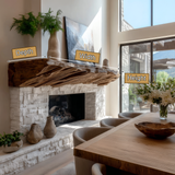 Dravik Handcrafted Fireplace Mantel Shelf SPA298583