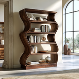 Dravion Handcrafted Solid Wood Bookshelf