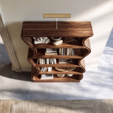 Dravion Handcrafted Solid Wood Bookshelf