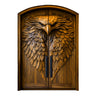 Dravion Sculpted Solid Wood Arched Double Doors Teak - Timberustic Door