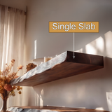 Dravon Live Edge Solid Wood Floating Shelf SPA364642 - Timberustic Floating Shelf