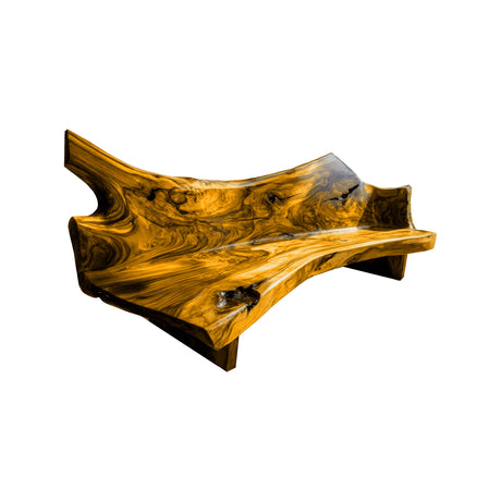 Dravon Live Edge Solid Wood Sofa Teak - Timberustic Sofa