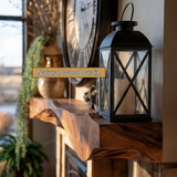 Dravonar Handcrafted Solid Wood Fireplace Mantel Shelf - Timberustic Fireplace Mantel Shelf