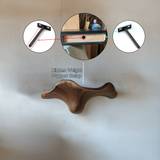 Dravorin Solid Wood Sculpted Mushroom Floating Shelf SPA122266 - Timberustic Floating Shelf
