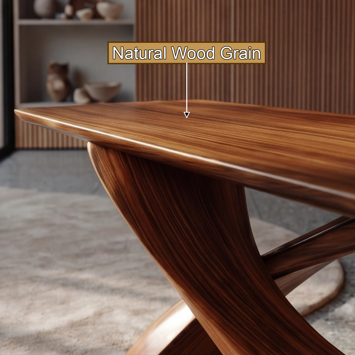 Dravoryn Sculpted Solid Wood Console Table - Timberustic Console Table