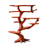 Dravoryn Sculpted Solid Wood Tree Bookshelf Mahogany - Timberustic Tree Bookshelf
