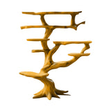 Dravoryn Sculpted Solid Wood Tree Bookshelf Teak - Timberustic Tree Bookshelf