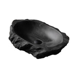 Drevan Live Edge Solid Wood Vessel Sink Black - Timberustic Vessel Sinks