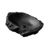 Drevan Live Edge Solid Wood Vessel Sink Black - Timberustic Vessel Sinks