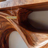 Arboryn Sculpted Solid Wood Console Table - Timberustic Console Table