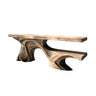 Arboryn Sculpted Solid Wood Console Table Natural Oak - Timberustic Console Table