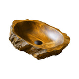 Drevan Live Edge Solid Wood Vessel Sink Teak - Timberustic Vessel Sinks