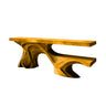 Arboryn Sculpted Solid Wood Console Table Teak - Timberustic Console Table