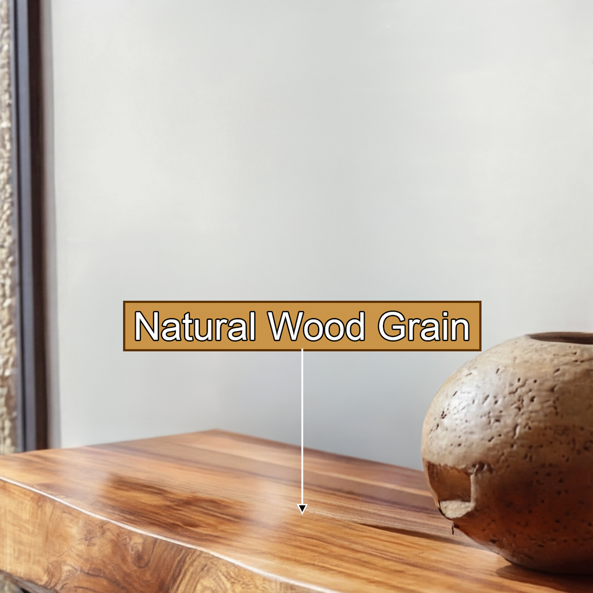 Drevano Sculpted Solid Wood Mountain Floating Shelf - Timberustic Floating Shelf