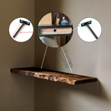 Drevon Live Edge Solid Wood Floating Shelf SPA214865 - Timberustic Floating Shelf