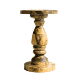 Drevonar Handcrafted Solid Wood Pedestal Stand Natural Oak - Timberustic Pedestal Stand