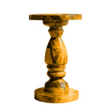 Drevonar Handcrafted Solid Wood Pedestal Stand Teak - Timberustic Pedestal Stand