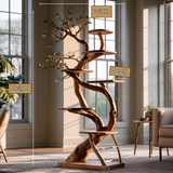 Driftbloom Handcrafted Tree Branch Parrot Stand SPA829375 - Timberustic Tree Branch Parrot Stand