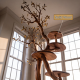 Driftbloom Handcrafted Tree Branch Parrot Stand SPA829375 - Timberustic Tree Branch Parrot Stand