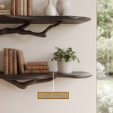 Driftbranch Handcrafted Solid Wood Floating Tree Bookshelf
