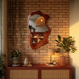 Driftform Handcrafted Live Edge Solid Wood Mirror