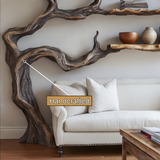 Driftgrove Handcrafted Solid Wood Tree Bookshelf