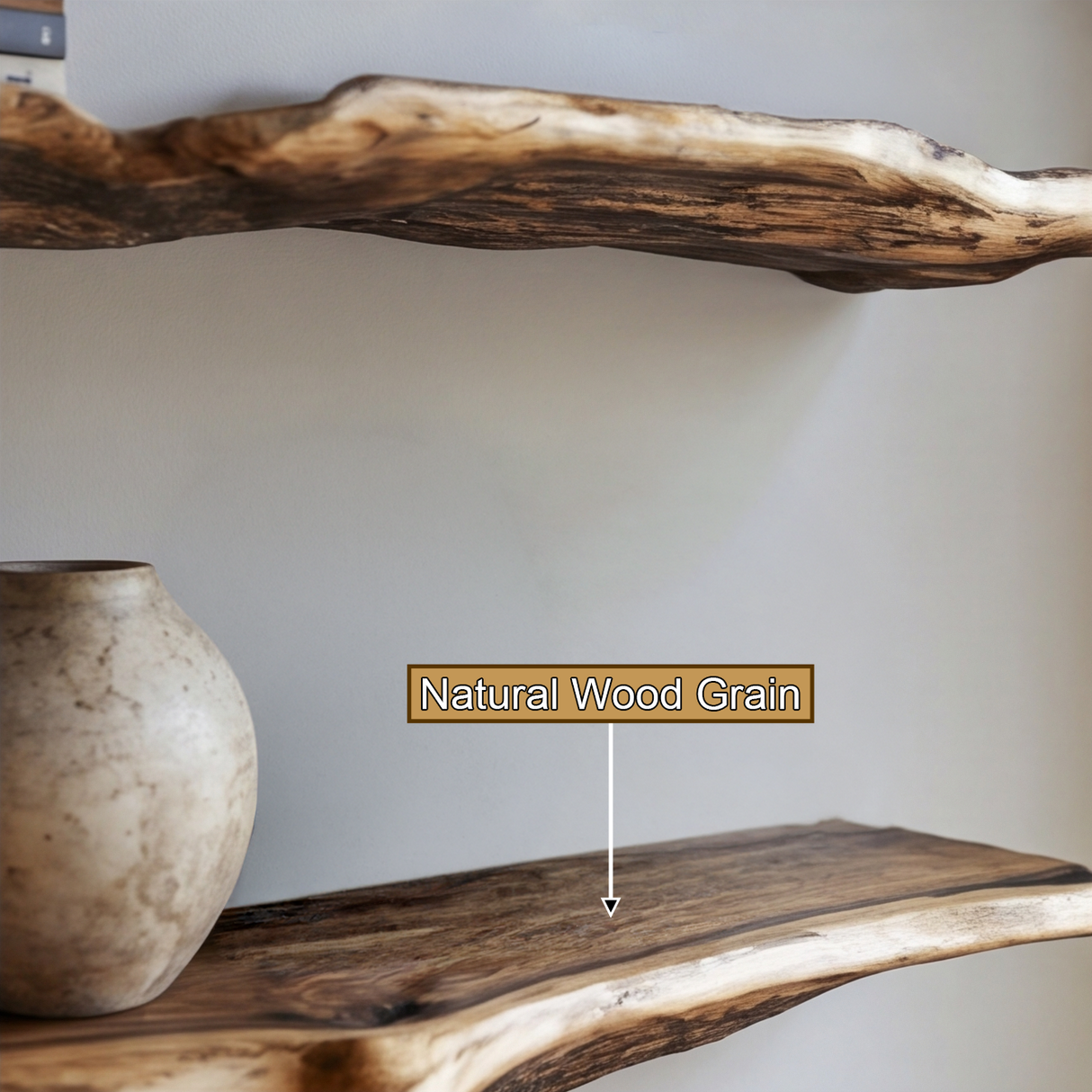 Driftgrove Handcrafted Solid Wood Tree Bookshelf