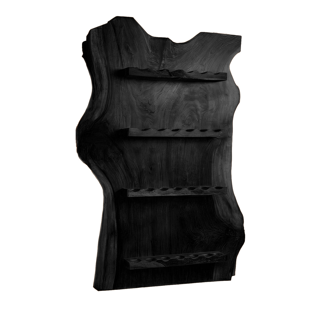 Driftmoor Handcrafted Solid Wood Floating Wine Rack