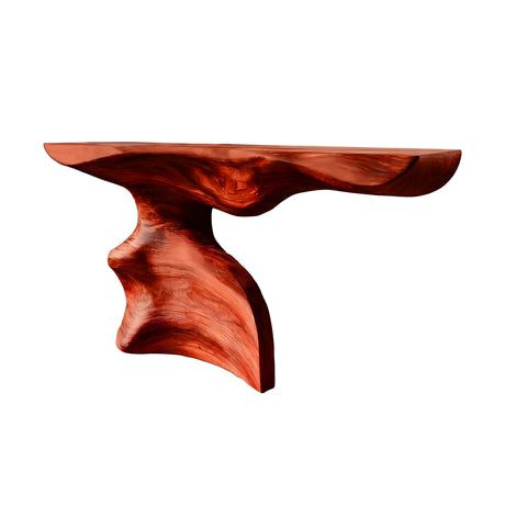 Driftmoor Sculpted Solid Wood Console Table Mahogany - Timberustic Console Table