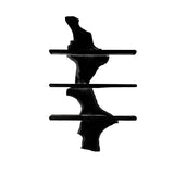 Driftwood Edge Floating Wine Rack