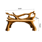 Driftwood Grove Handcrafted Live Edge Outdoor Bench - Timberustic Bench