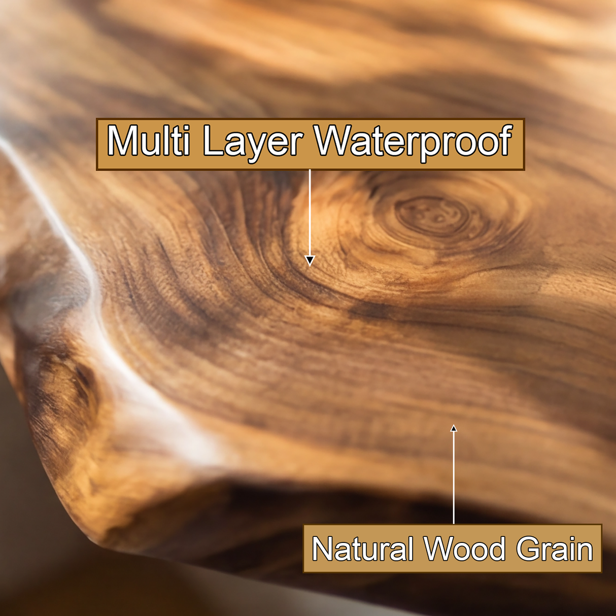 Driftwood Live Edge Wood Floating Bathroom Vanity - Timberustic Floating Bathroom Vanity